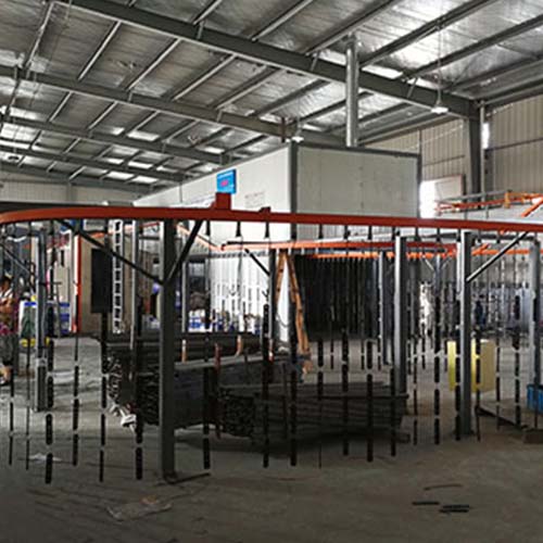 Powder Coating Line Conveyor Chain System Overview And Project Introduction